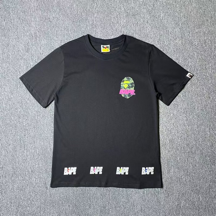 Hip Hop Colorful Camo Monkey Head Print Tee 2 colors 29368407