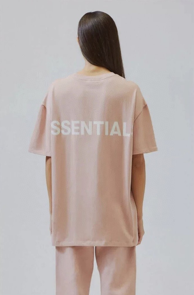 [Big & Tall for weights up to 220 lbs]1:1 quality version Streetwear Solid Color Front Small Letter Back Big Logo Print Crew Neck T-shirt 4 colors 29368212