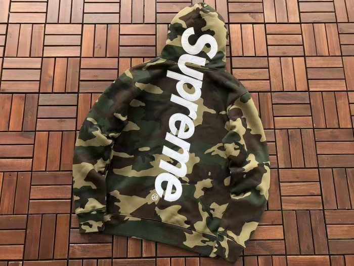 Streetwear Camo Print Back Vertical Big Letter Fleece Lined Hoodie & Pants Set 2 colors 29368276