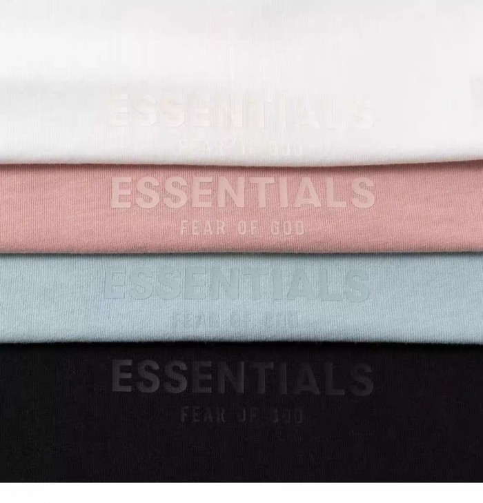 [Big & Tall for weights up to 220 lbs]1:1 quality version Streetwear Solid Color Front Small Letter Back Big Logo Print Crew Neck T-shirt 4 colors 29368212