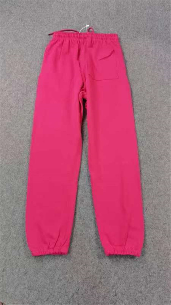 [50% Off]Young Thug Sp5der-Pink pants with white dots and black lettering