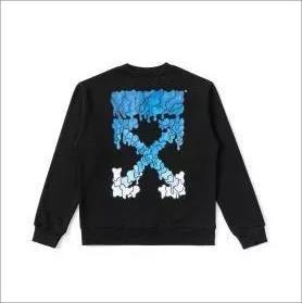 [50% Off]Dissolving Drop Crew Neck Sweatshirt Black and White 19492103