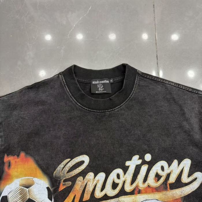 USA Canada Mexico World Cup Flame Eagle Print T-shirt 29370498