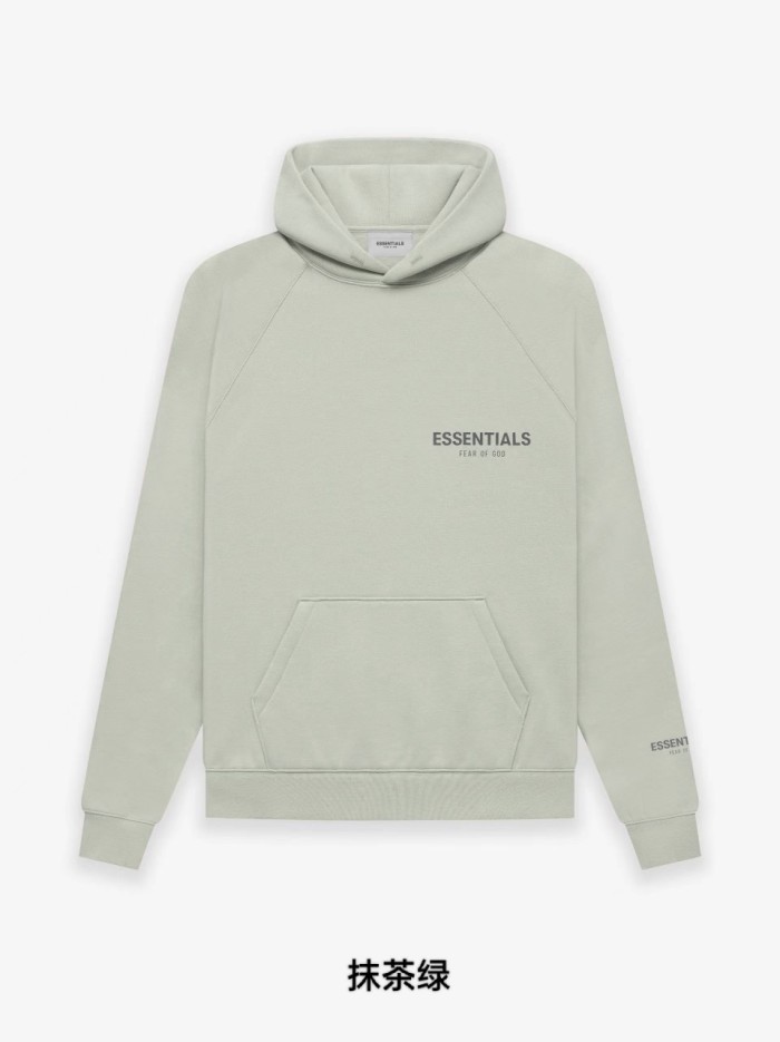 [50% Off][Big & Tall for weights up to 220 lbs]1:1 quality version  ESSENTIALS small logo pullover hoodie 4 colors 18904527
