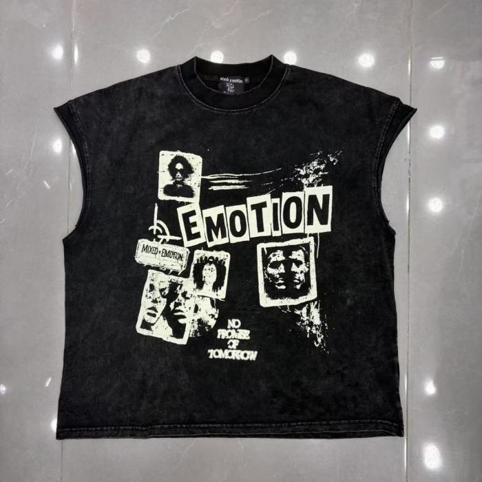 Ruins Style Collage Portrait Poster Print Tank Tops 29370429