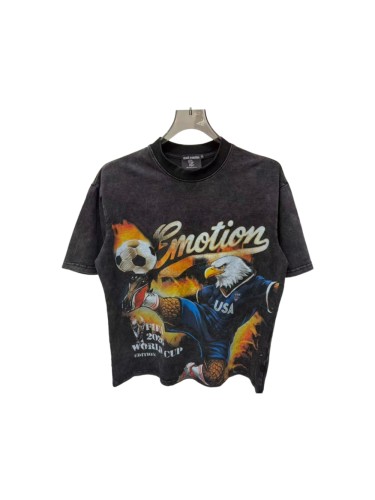 USA Canada Mexico World Cup Flame Eagle Print T-shirt 29370498