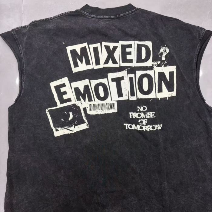 Ruins Style Collage Portrait Poster Print Tank Tops 29370429