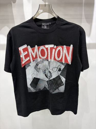 Vintage DJ Girl Portrait Rivet Rhinestone Print T-shirt 29370431