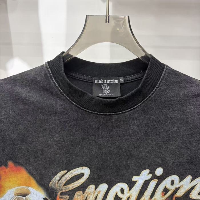 USA Canada Mexico World Cup Flame Eagle Print T-shirt 29370498