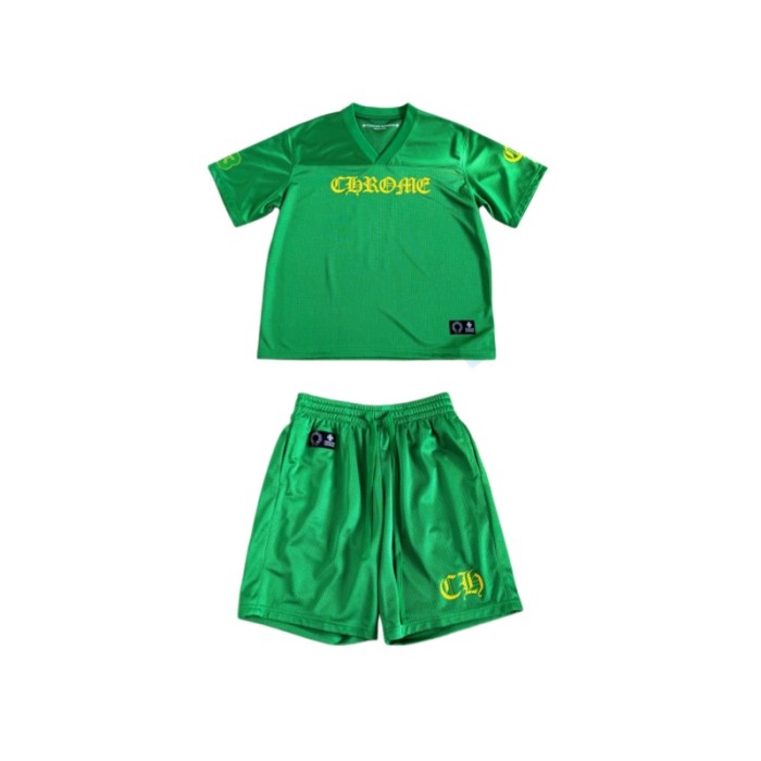 1:1 quality version Hip Hop Number Graphic Double Sided Print Oversized V Neck Mesh  Hockey Jersey T-Shirt &  Shorts Set 5 colors 29370259