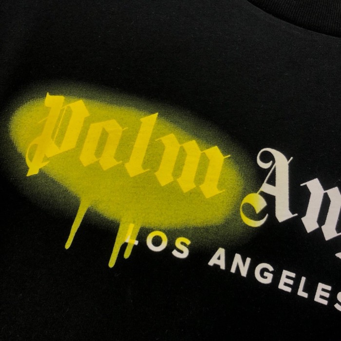 [50% Off]Los angels limited inkjet letter tee 19990403