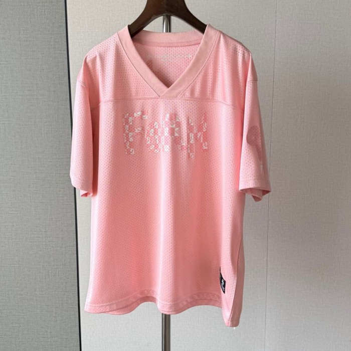 1:1 quality version Hip Hop Number Graphic Double Sided Print Oversized V Neck Mesh  Hockey Jersey T-Shirt &  Shorts Set 5 colors 29370259