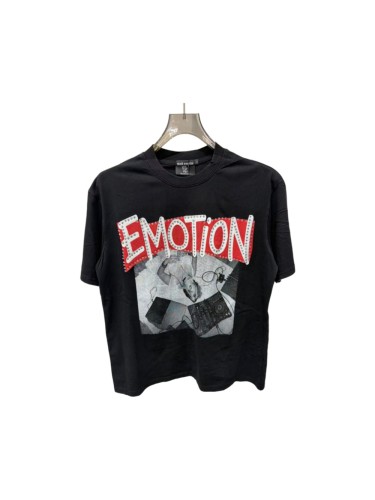 Vintage DJ Girl Portrait Rivet Rhinestone Print T-shirt 29370431