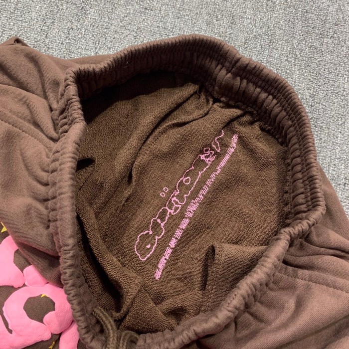 [50% Off]Young Thug Sp5der-Pink number brown pants 18852337