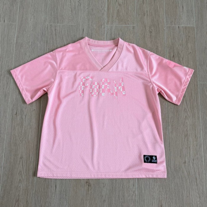 1:1 quality version Hip Hop Number Graphic Double Sided Print Oversized V Neck Mesh  Hockey Jersey T-Shirt &  Shorts Set 5 colors 29370259