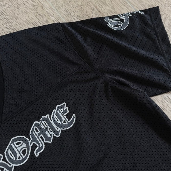 1:1 quality version Hip Hop Number Graphic Double Sided Print Oversized V Neck Mesh  Hockey Jersey T-Shirt &  Shorts Set 5 colors 29370259