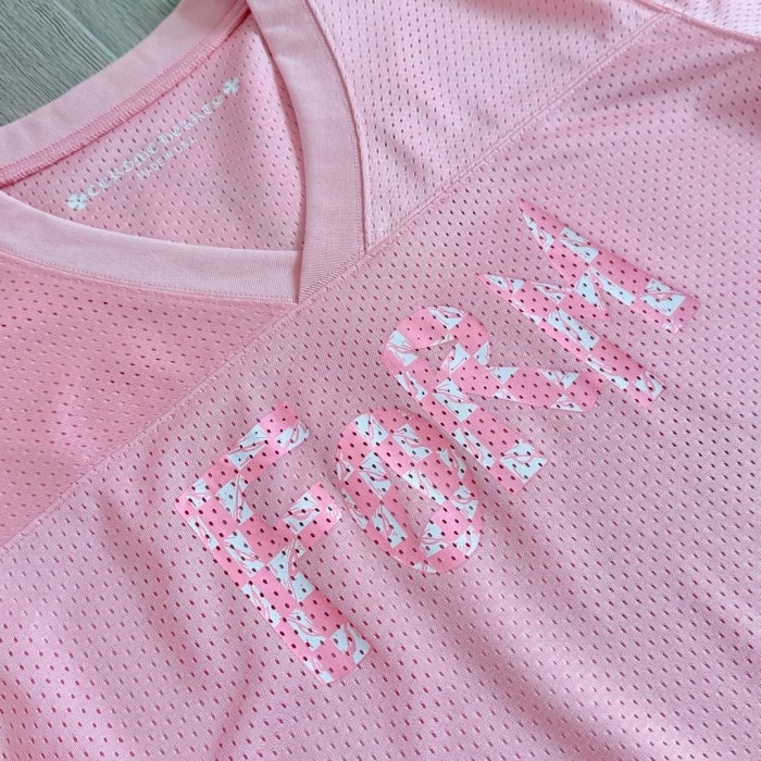 1:1 quality version Hip Hop Number Graphic Double Sided Print Oversized V Neck Mesh  Hockey Jersey T-Shirt &  Shorts Set 5 colors 29370259