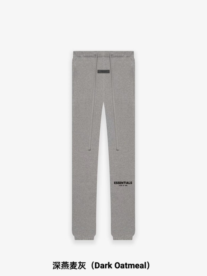 [50% Off][Big & Tall for weights up to 220 lbs]1:1 quality version Black flocking printed sweatpants 3 colors 20098580