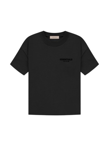 [50% Off][Big & Tall for weights up to 220 lbs]1:1 quality version Black Flocking Print Short Sleeve 20099018