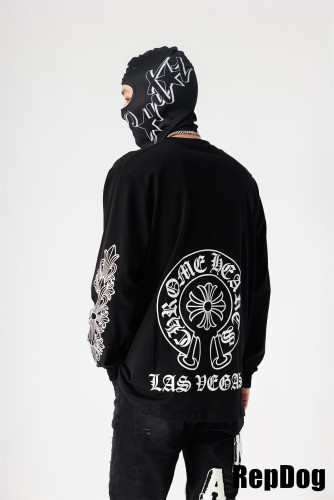 [50% Off]1:1 quality version Horseshoe Cross Vine Long Sleeve T-shirt 2 colors 21459021