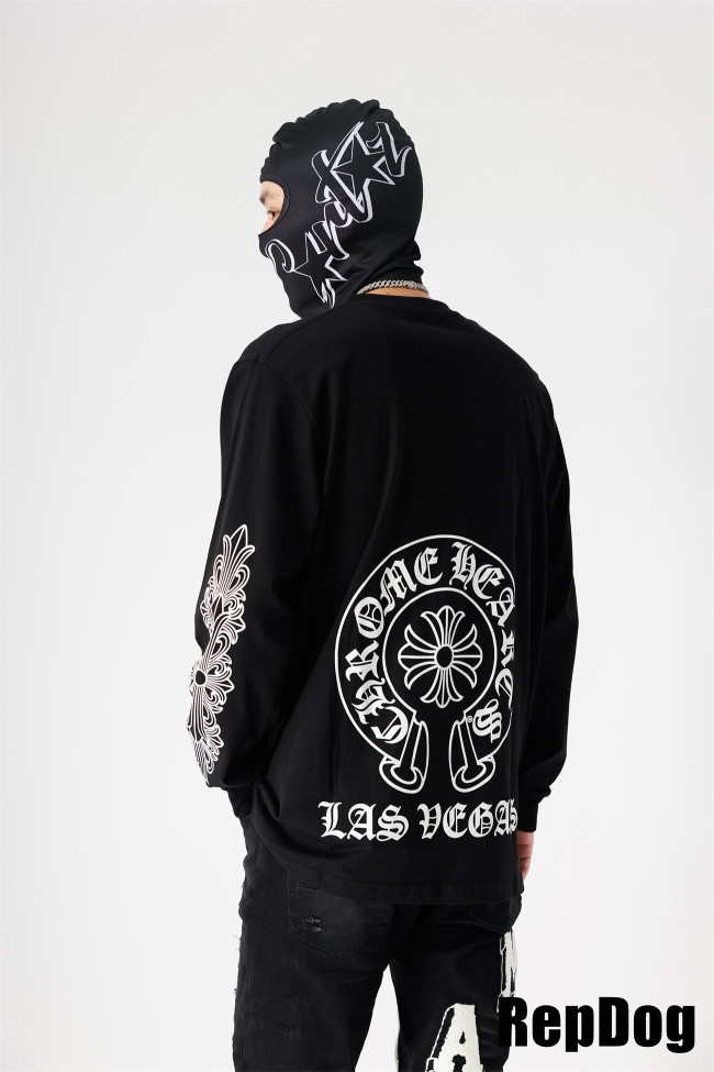 [50% Off]1:1 quality version Horseshoe Cross Vine Long Sleeve T-shirt 2 colors 21459021