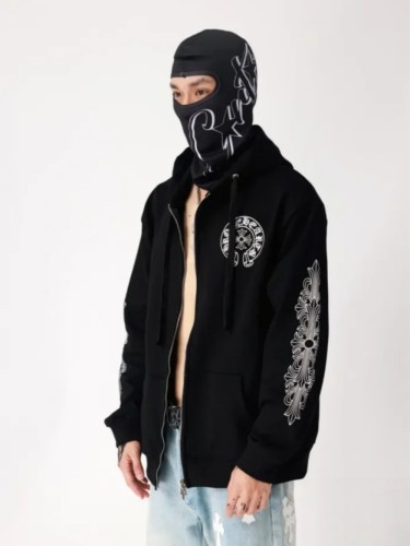 [50% Off]Malibu limited horseshoe print zipper hoodie 20137766