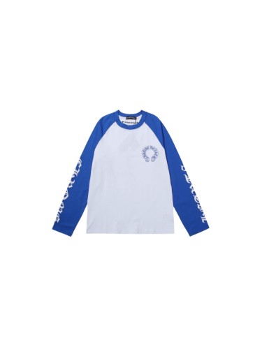 [50% Off]Long sleeves in blue and white 20309664