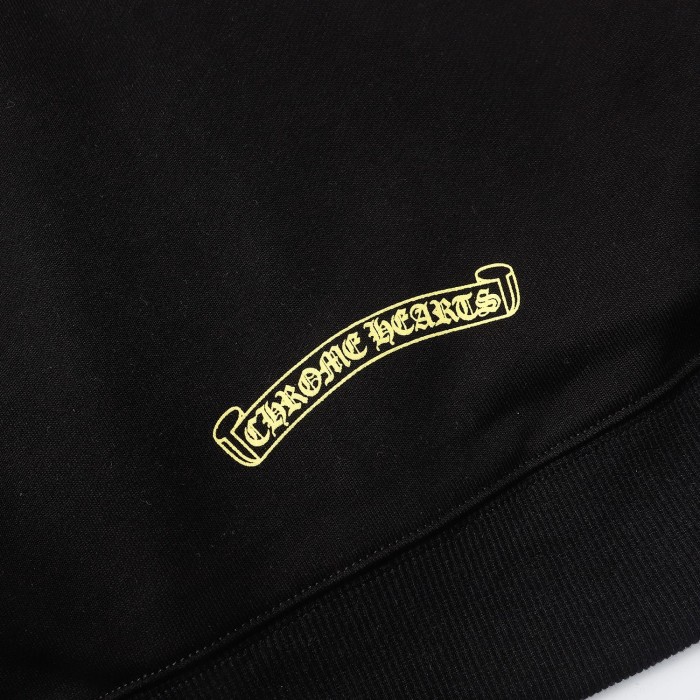 [50% Off]Yellow dagger print zipper hoodie 21593222