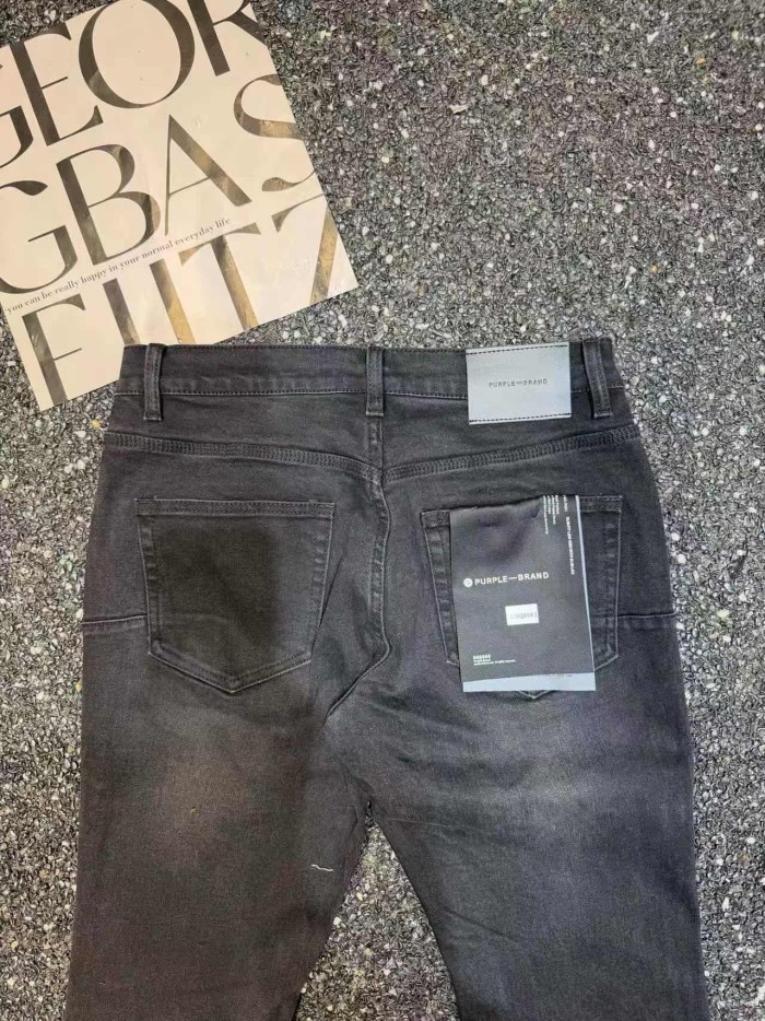 1:1 quality version American Biker High Street Black Washed Rhinestone Bone Pattern Flare Jeans 29373837