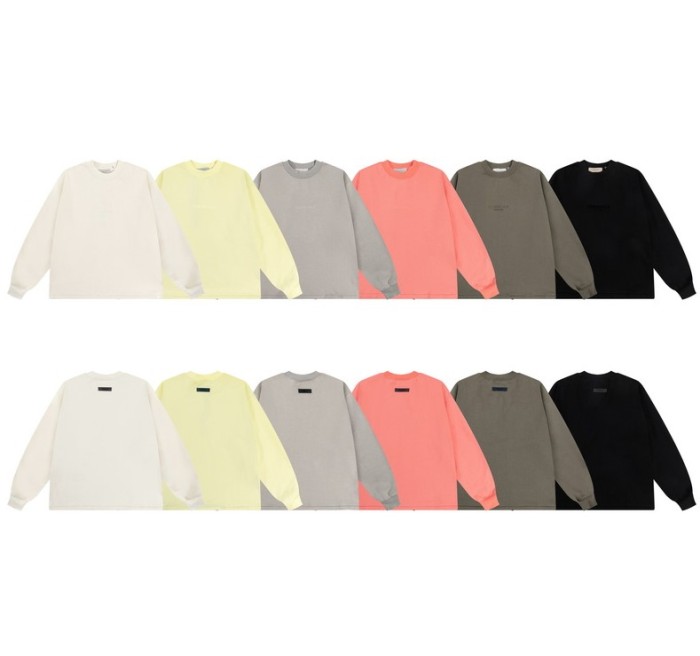 [50% Off]1:1 quality version Flocking printed multi - color round neck pullover without hem 20248650