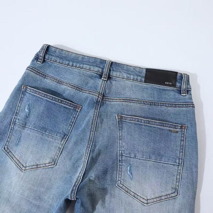 1:1 quality version  Wash Distressed Multi Ripped Black Strap Liner Slim Tapered Skinny Jeans 29373801