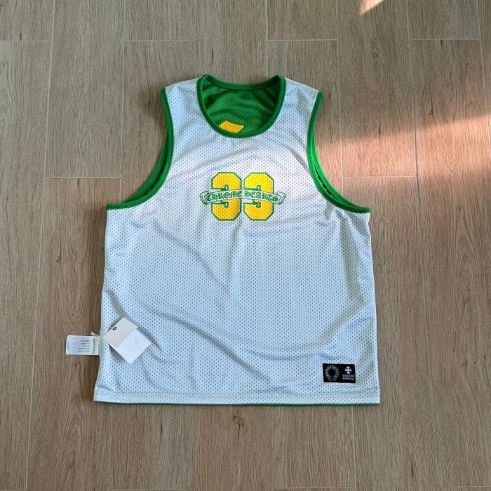 1:1 quality version Vintage Streetwear Front 33 Number Back Gothic Monogram Print Oversized Mesh Sleeveless Tank Top 3 colors 29372671