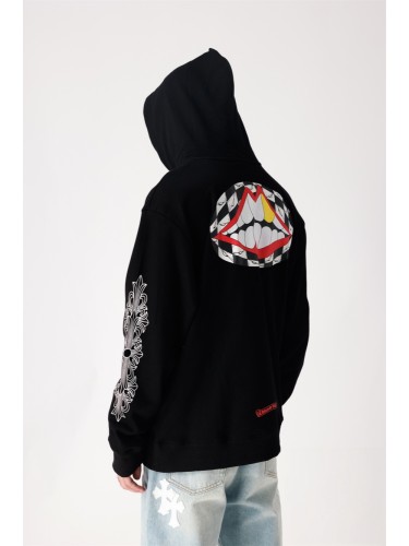 [50% Off]Big mouth printed hoodie 20137655
