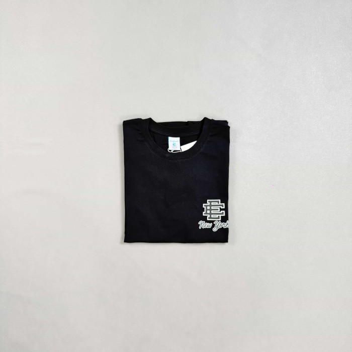 1:1 quality version  Monogram And New York Script Print Loose Fit Breathable Cotton Crew Neck Tee 2 colors 29374989