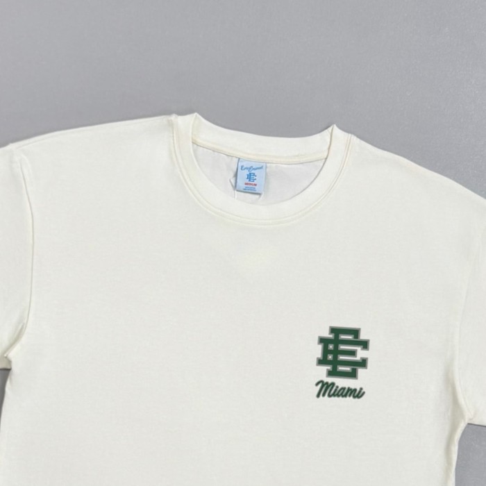 1:1 quality version  Monogram And New York Script Print Loose Fit Breathable Cotton Crew Neck Tee 2 colors 29374989
