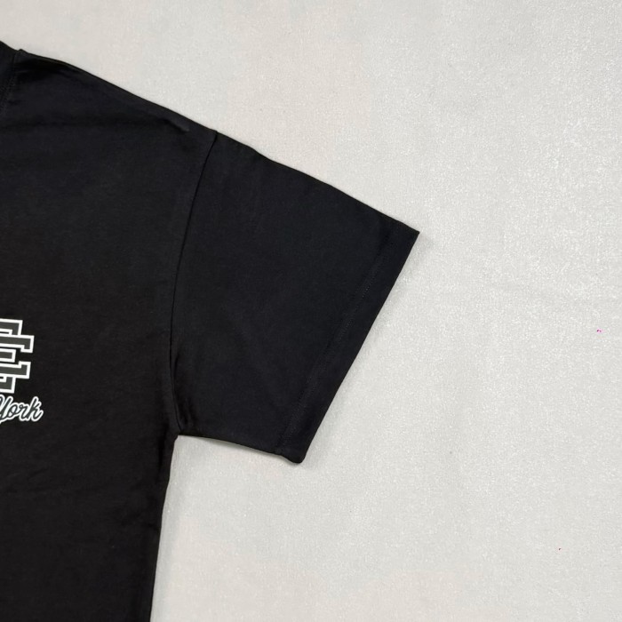 1:1 quality version  Monogram And New York Script Print Loose Fit Breathable Cotton Crew Neck Tee 2 colors 29374989