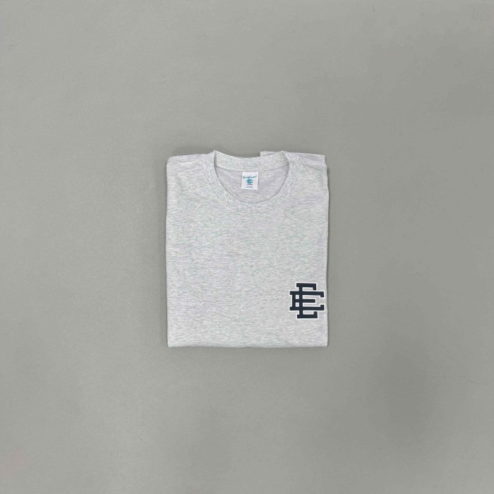 1:1 quality version Retro Casual Front Chest Monogram Badge Print Long Sleeve T-Shirt 29375005