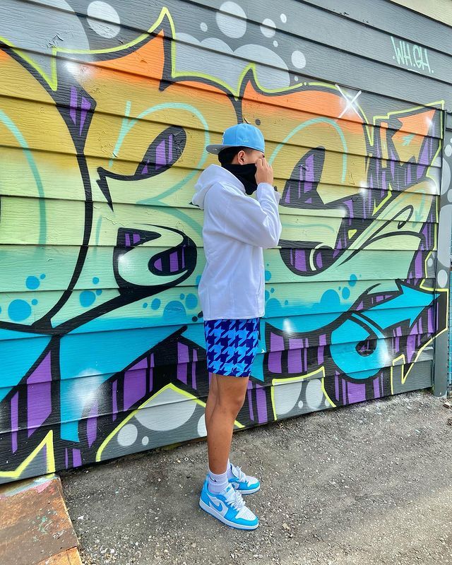 Streetwear Houndstooth Full Print Loose Fit Breathable Mesh Athletic Shorts 3 colors 29374966