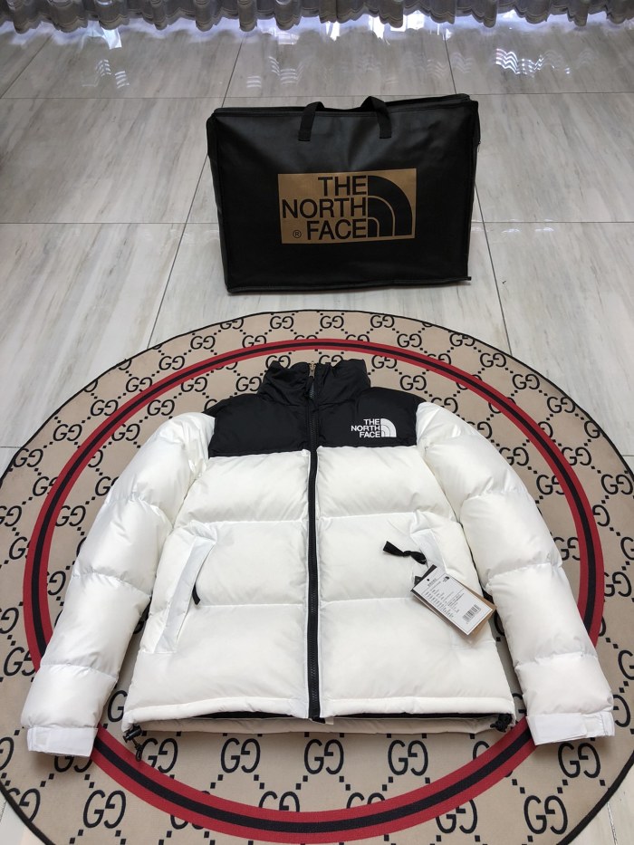 1:1 quality version 1996 Retro Nuptse Outdoor Casual Two Color Splicing Brand Logo Embroidery Windproof Down Jacket 16 colors 29378473