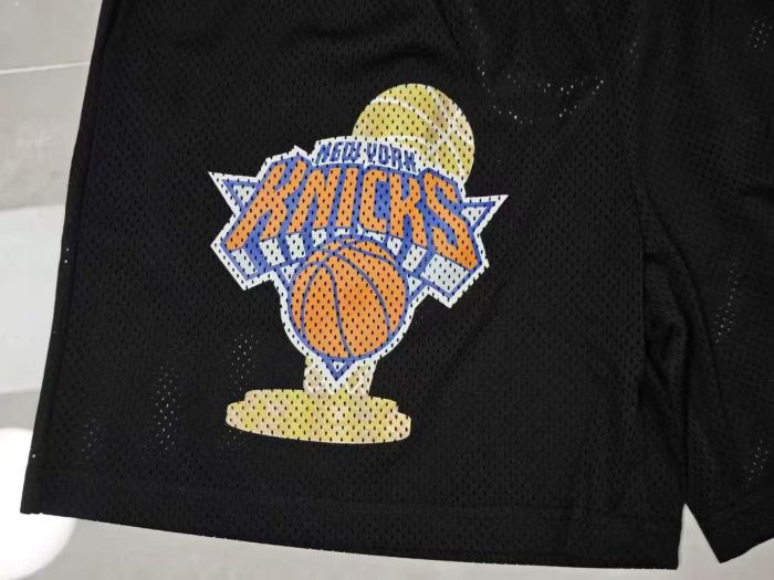 Eric Emanuel Streetwear New York Knicks Trophy Graphic And Side Monogram Print Mesh Athletic Shorts 2 colors 29378329