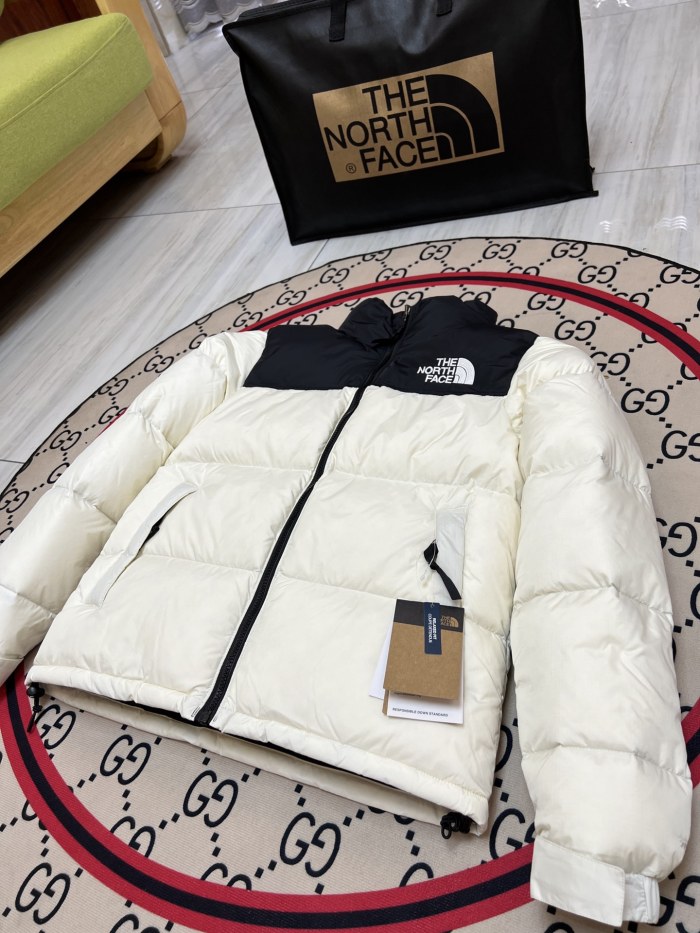 1:1 quality version 1996 Retro Nuptse Outdoor Casual Two Color Splicing Brand Logo Embroidery Windproof Down Jacket 16 colors 29378473