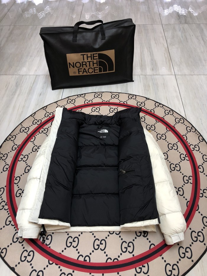 1:1 quality version 1996 Retro Nuptse Outdoor Casual Two Color Splicing Brand Logo Embroidery Windproof Down Jacket 16 colors 29378473