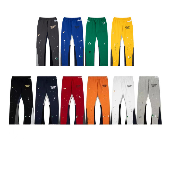 [50% Off]Patchwork Paint Splatter Pants 18 colors 22716128