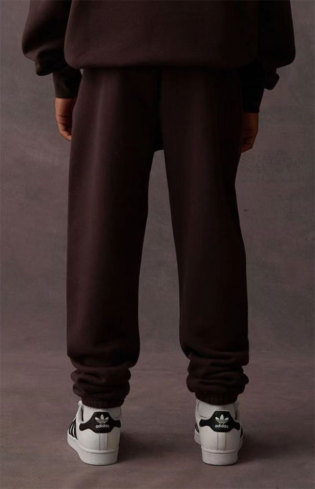 [50% Off]Fear Of God (Essentials) [Big & Tall for weights up to 220 lbs]1:1 quality version 3-D Silicone Drawstring Sweatpants 6 colors 22686201