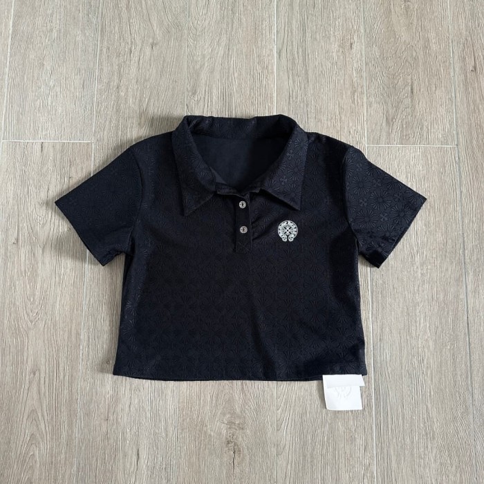 1:1 quality versionCross Jacquard All Over Print Polo T-Shirt & Pleated Skirt Set For Girls 29380185