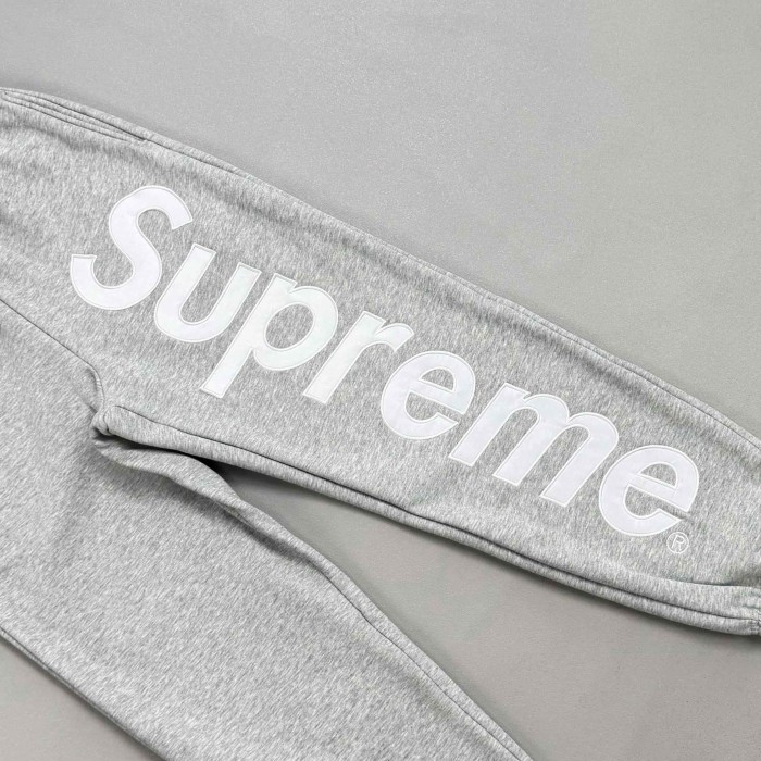 1:1 quality version Streetwear Vertical Big Letter Back Print Hoodie & Pants Tracksuit Set 2 colors 29382490