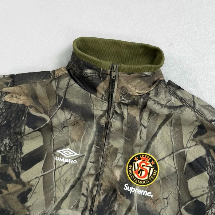 1:1 quality version Vintage Football Collaborative Emblem Print Zip Up Stand Collar Windbreaker Jacket & Pants Set 29382539