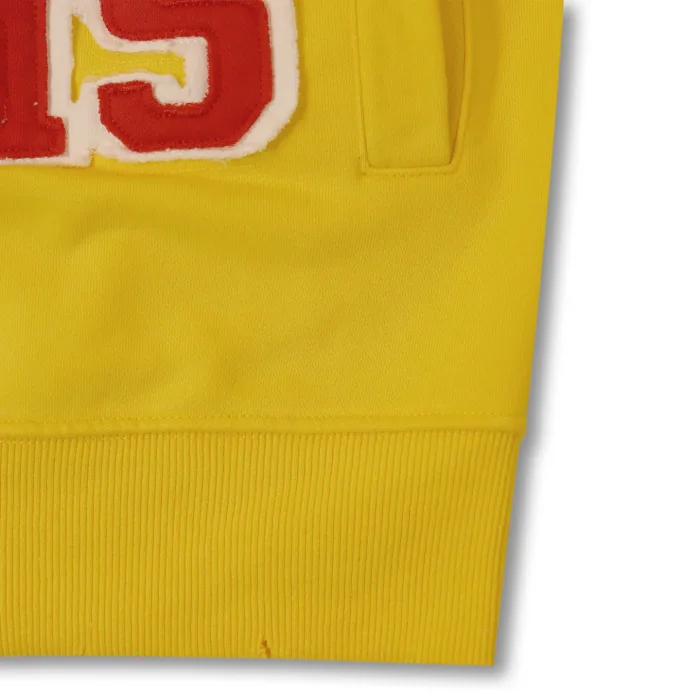 American Sporty Red Embroidered Letter White Side Stripe Washed Stand Collar Zip Up Hoodie 3 colors 29384009