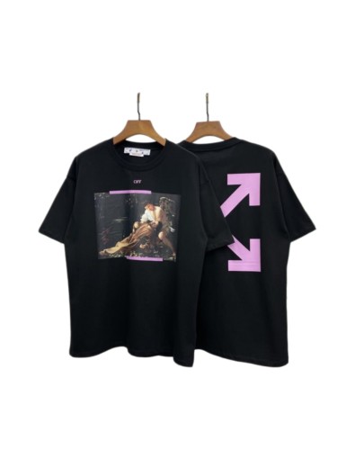 [50% Off]Off White 1:1 quality version Angel Arrow Print T-shirt 22912549
