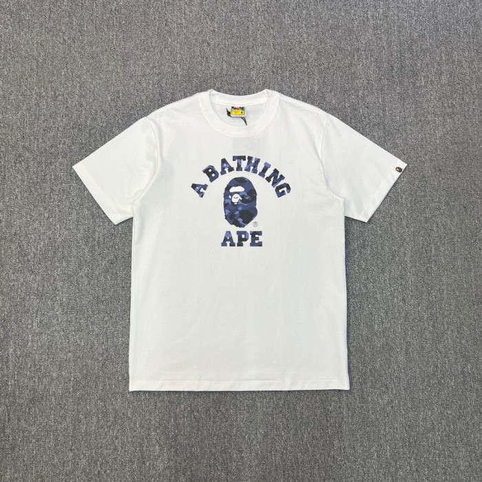 [50% Off]A Bathing Ape Bape 1:1 quality version Camouflage Letter Logo Print Short Sleeve Tee 4 styles 22813724